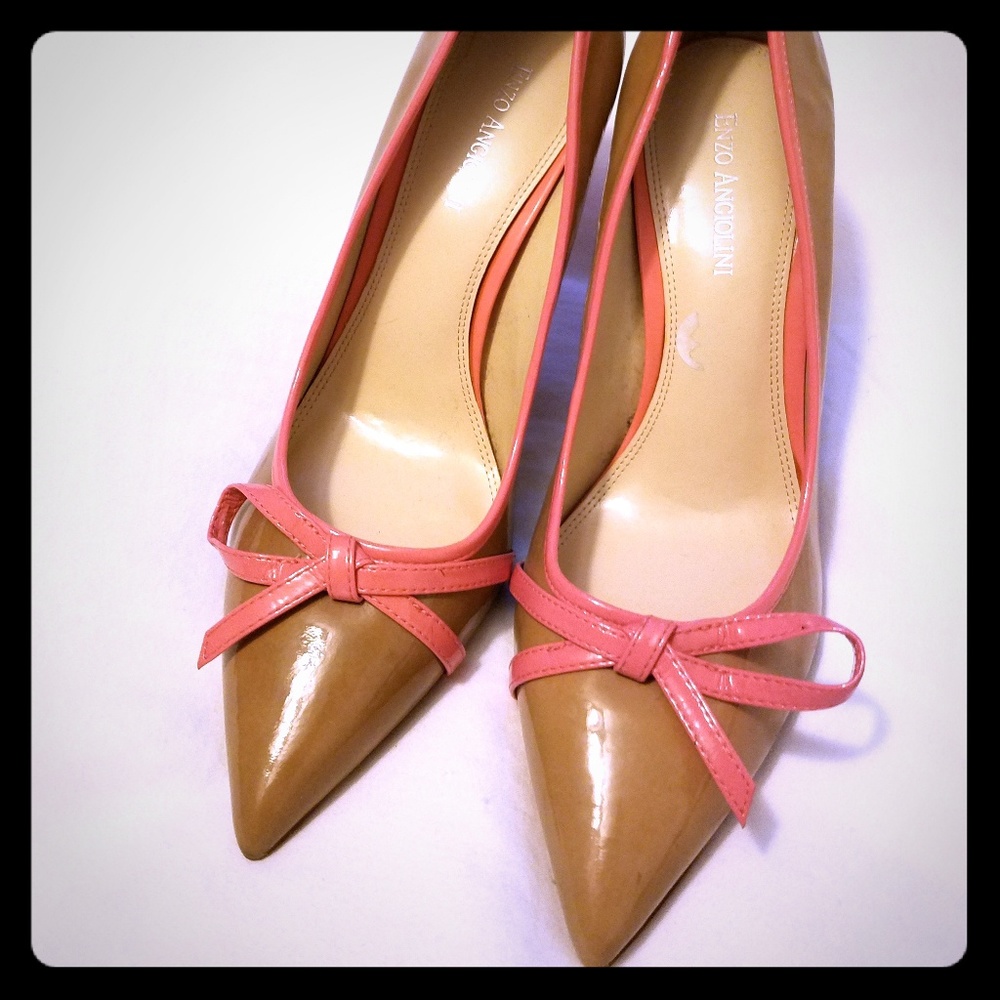 Enzo Angiolini Nude & Pink pumps